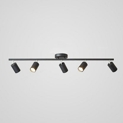 Ceiling Spotlight Bar Modern Minimalist with Adjustable Cylinder Heads and GU10 Fitting