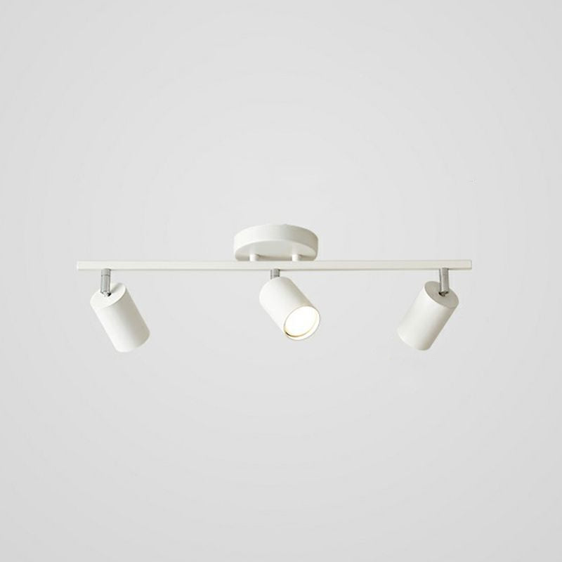 Ceiling Spotlight Bar Modern Minimalist with Adjustable Cylinder Heads and GU10 Fitting