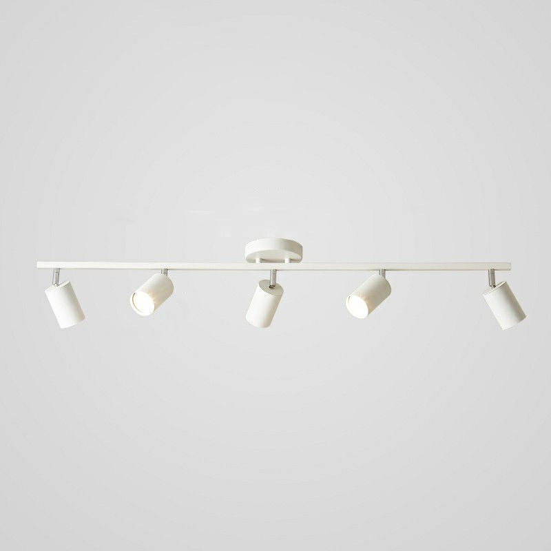 Ceiling Spotlight Bar Modern Minimalist with Adjustable Cylinder Heads and GU10 Fitting