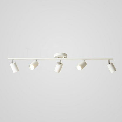 Ceiling Spotlight Bar Modern Minimalist with Adjustable Cylinder Heads and GU10 Fitting