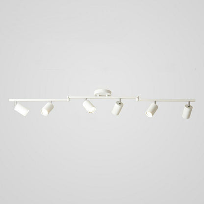 Ceiling Spotlight Bar Modern Minimalist with Adjustable Cylinder Heads and GU10 Fitting