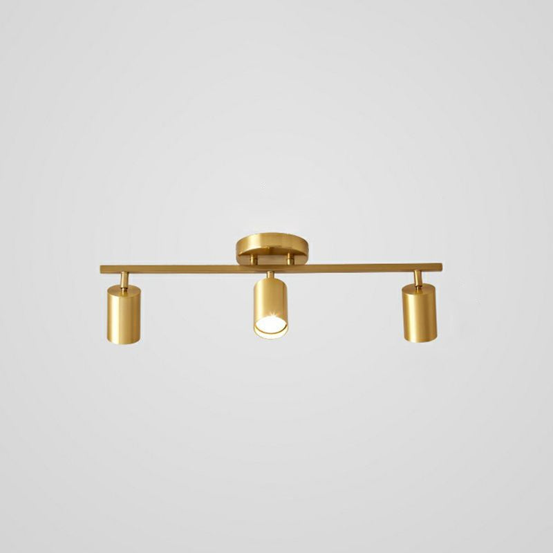 Ceiling Spotlight Bar Modern Minimalist with Adjustable Cylinder Heads and GU10 Fitting