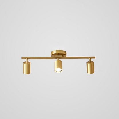 Ceiling Spotlight Bar Modern Minimalist with Adjustable Cylinder Heads and GU10 Fitting