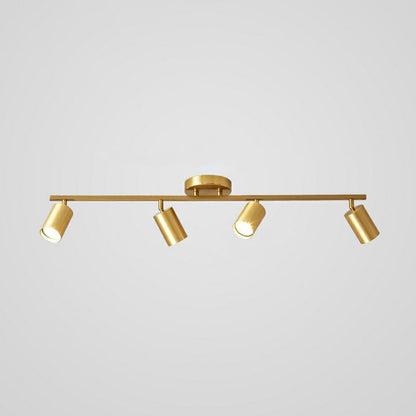 Ceiling Spotlight Bar Modern Minimalist with Adjustable Cylinder Heads and GU10 Fitting