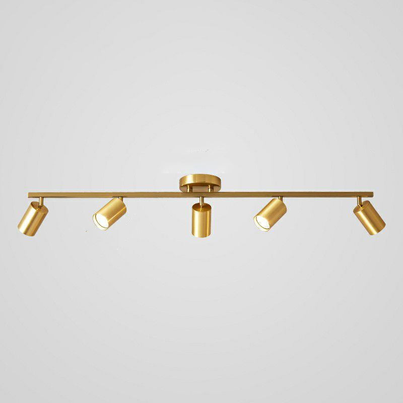 Ceiling Spotlight Bar Modern Minimalist with Adjustable Cylinder Heads and GU10 Fitting