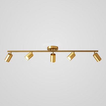 Ceiling Spotlight Bar Modern Minimalist with Adjustable Cylinder Heads and GU10 Fitting