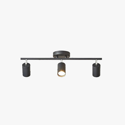 Ceiling Spotlight Bar Modern Minimalist with Adjustable Cylinder Heads and GU10 Fitting
