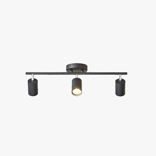Ceiling Spotlight Bar Modern Minimalist with Adjustable Cylinder Heads and GU10 Fitting