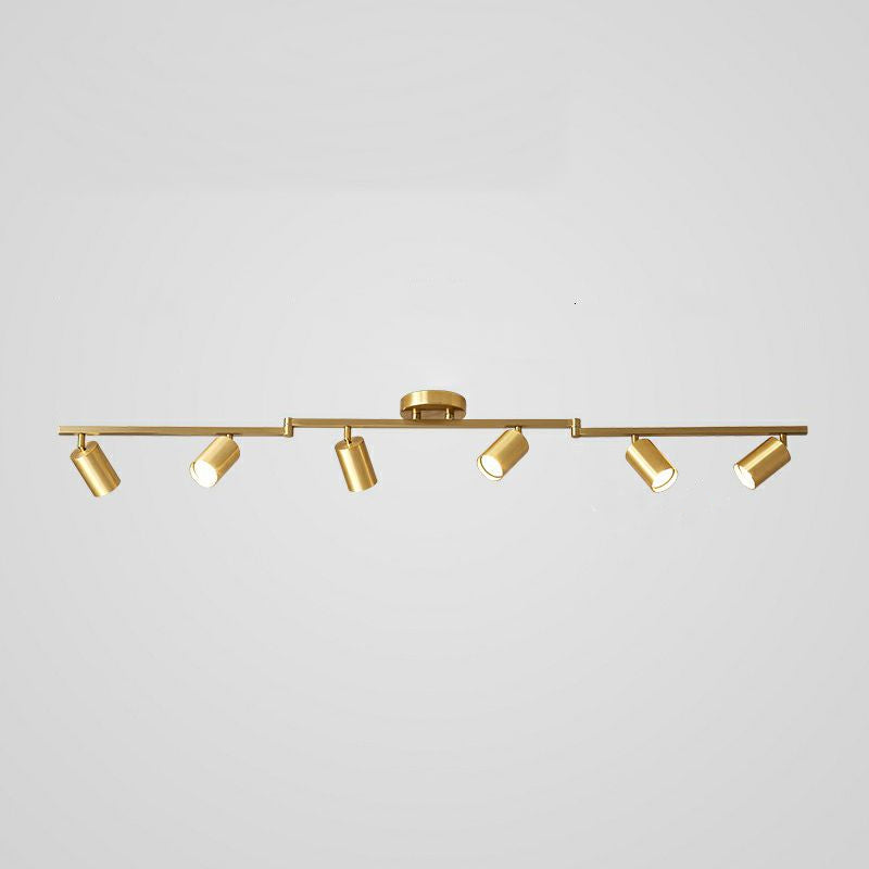 Ceiling Spotlight Bar Modern Minimalist with Adjustable Cylinder Heads and GU10 Fitting