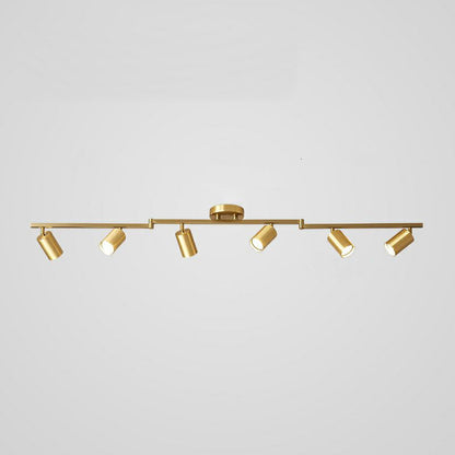 Ceiling Spotlight Bar Modern Minimalist with Adjustable Cylinder Heads and GU10 Fitting