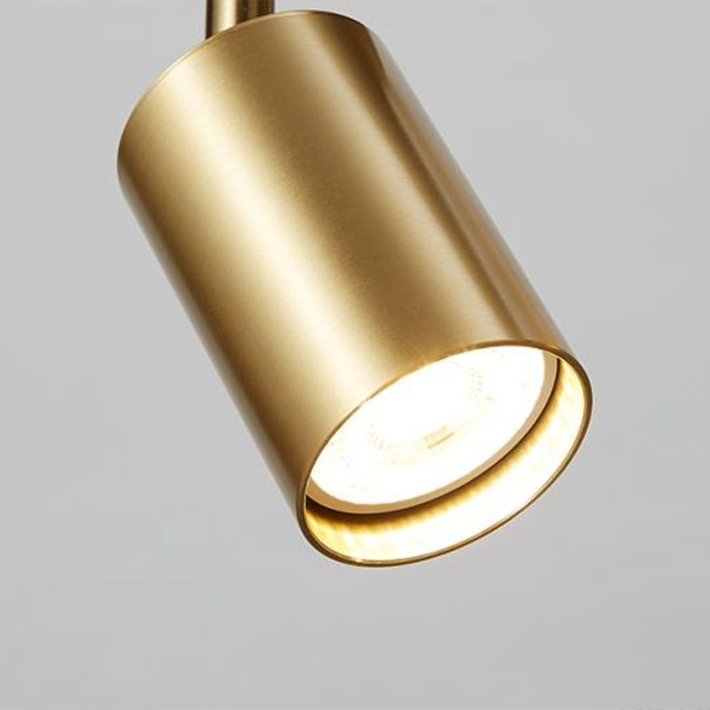 Ceiling Spotlight Bar Modern Minimalist with Adjustable Cylinder Heads and GU10 Fitting