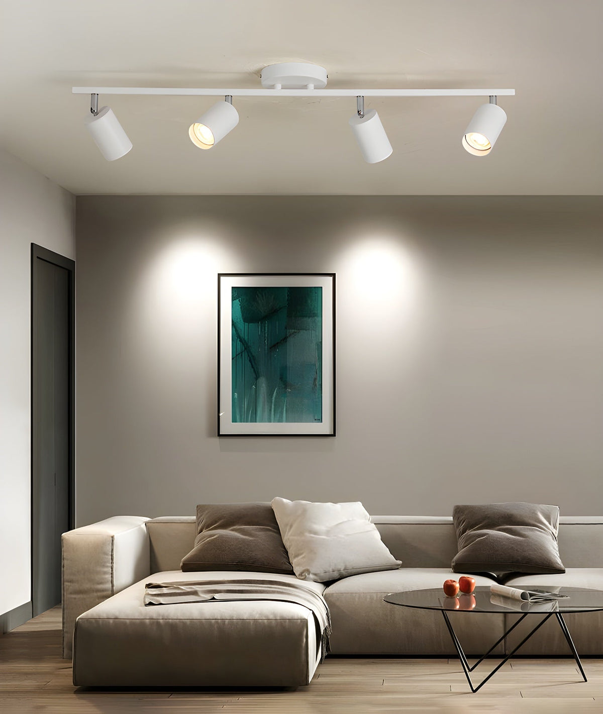 Ceiling Spotlight Bar Modern with Rotatable Heads and GU10 Fitting