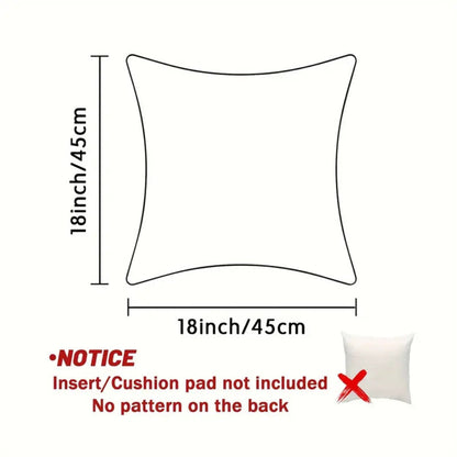 Christmas Cushion Cover with Velvet Finish and Zip