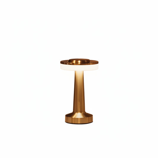 Cordless LED Table Lamp Art Deco with Touch Dimmer and USB-C Charging