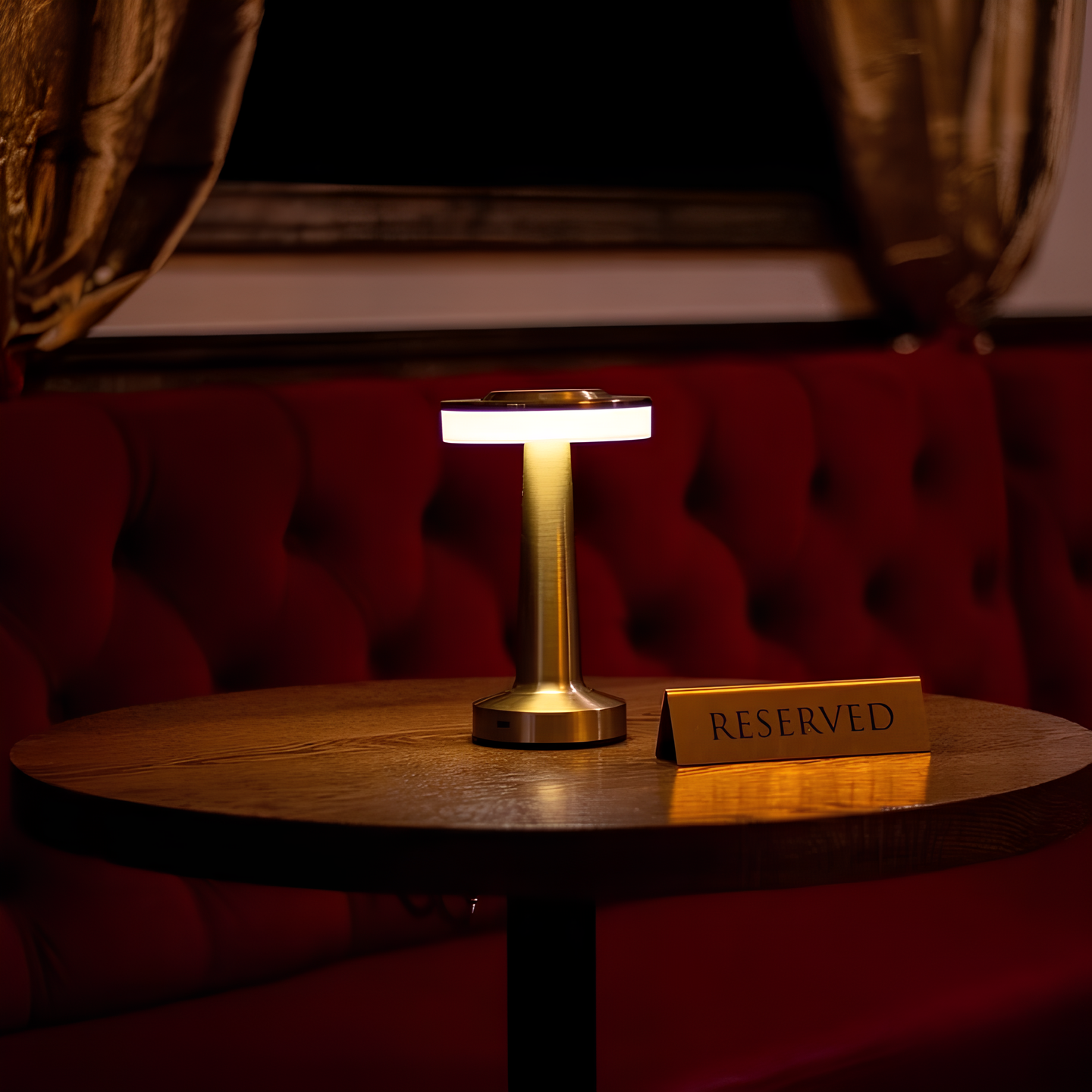 Cordless LED Table Lamp Art Deco with Touch Dimmer and USB-C Charging