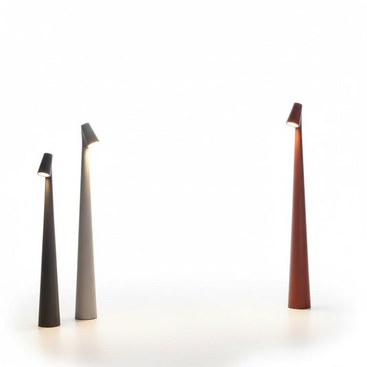 Cordless LED Table Lamp Minimalist Design with Adjustable Brightness and Touch Control