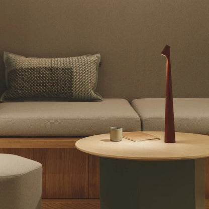 Cordless LED Table Lamp Minimalist Design with Adjustable Brightness and Touch Control