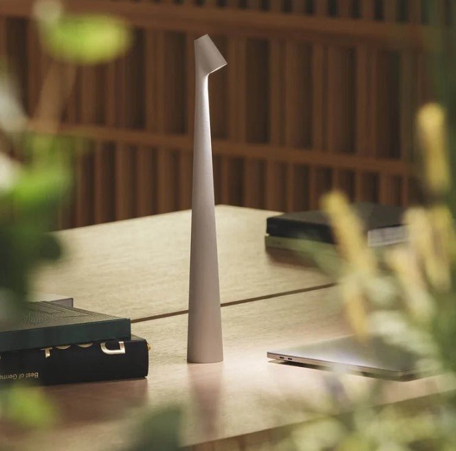 Cordless LED Table Lamp Minimalist Design with Adjustable Brightness and Touch Control