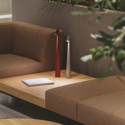 Cordless LED Table Lamp Minimalist Design with Adjustable Brightness and Touch Control