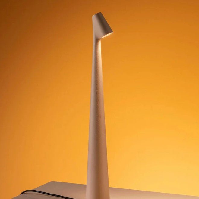 Cordless LED Table Lamp Minimalist Design with Adjustable Brightness and Touch Control