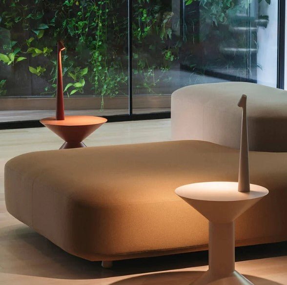 Cordless LED Table Lamp Minimalist Design with Adjustable Brightness and Touch Control