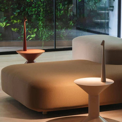Cordless LED Table Lamp Minimalist Design with Adjustable Brightness and Touch Control