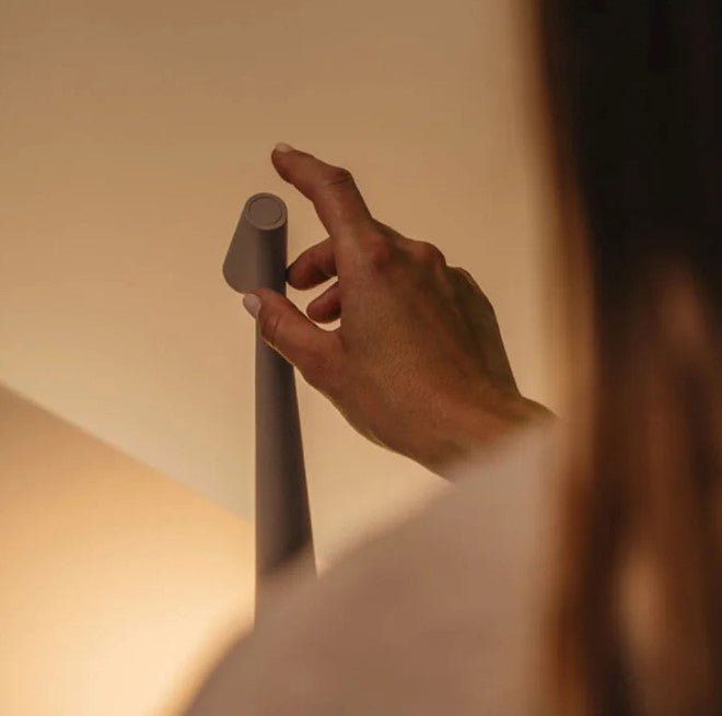 Cordless LED Table Lamp Minimalist Design with Adjustable Brightness and Touch Control