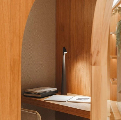 Cordless LED Table Lamp Minimalist Design with Adjustable Brightness and Touch Control