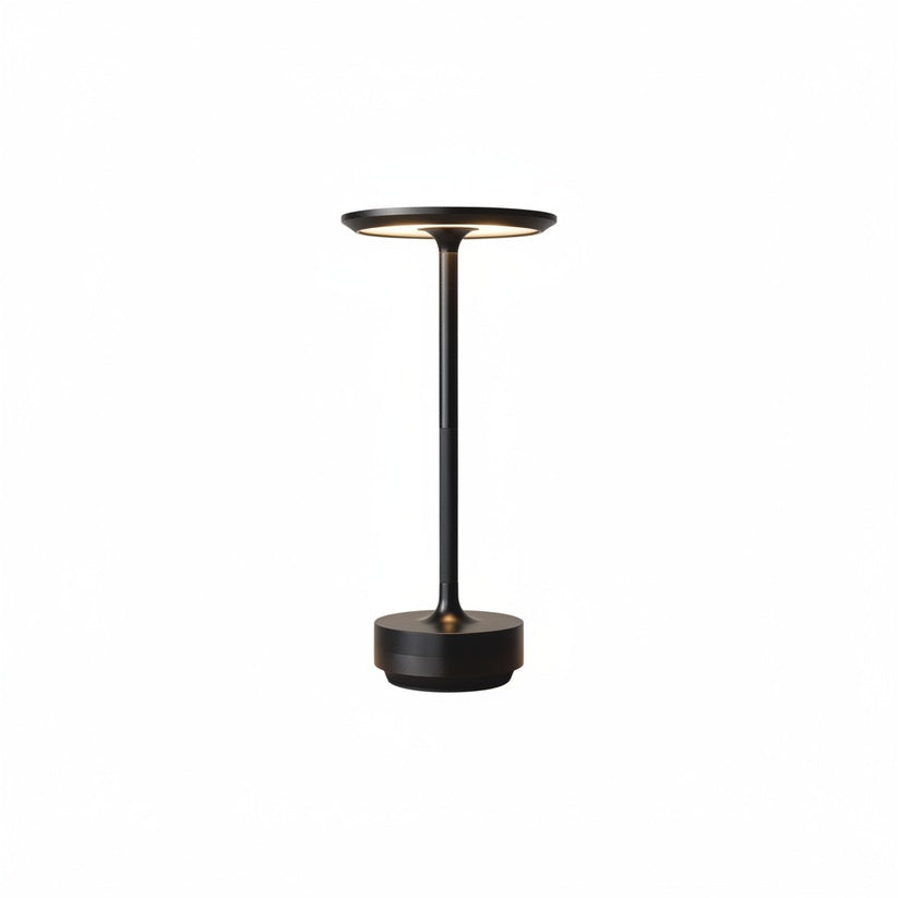 Cordless LED Table Lamp Minimalist Design with Touch Dimmer and Rechargeable Battery