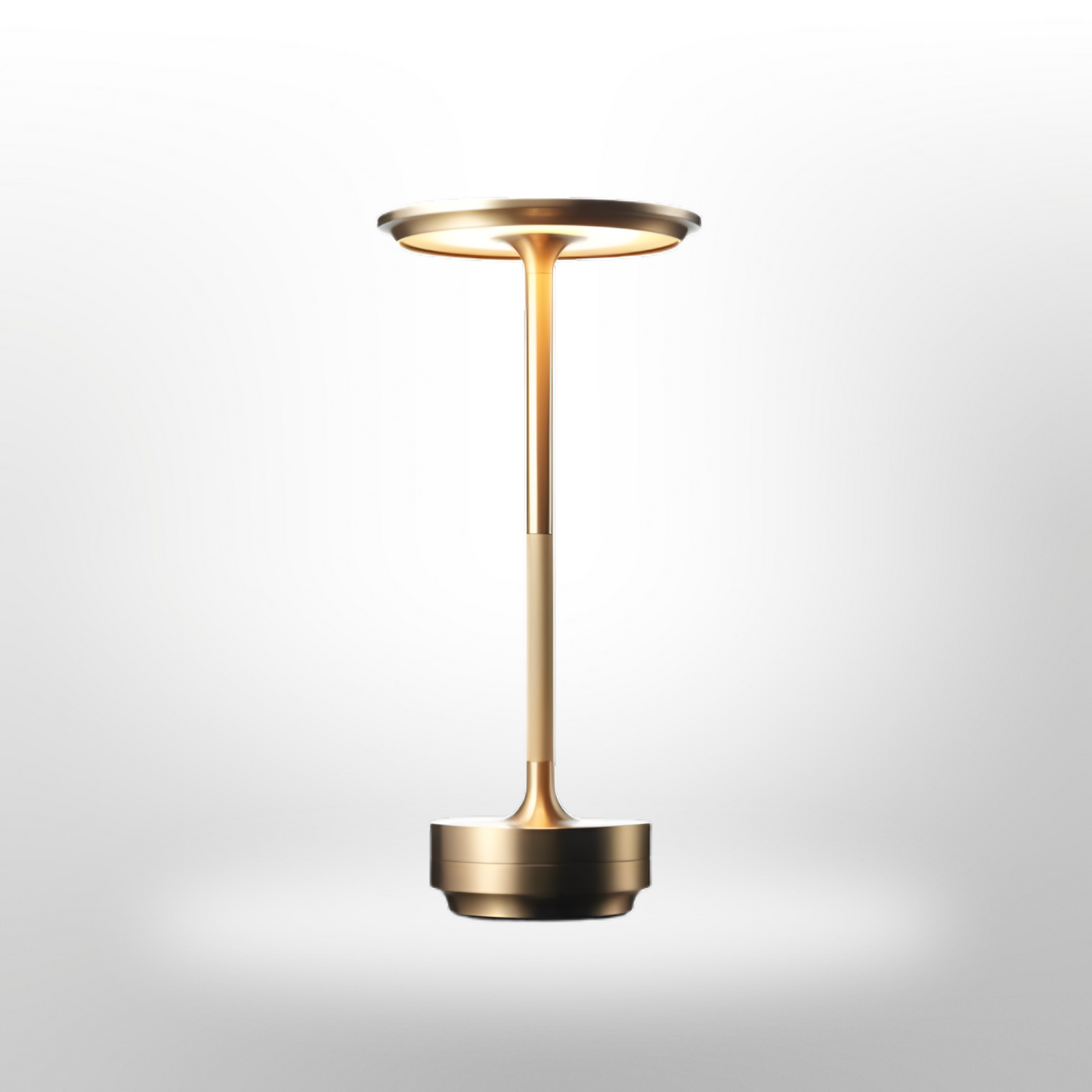 Cordless LED Table Lamp Modern Minimalist with Touch Dimmer and Rechargeable Battery