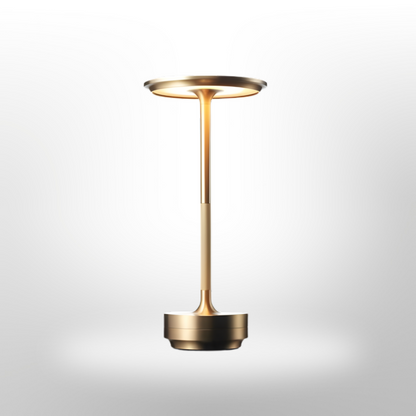 Cordless LED Table Lamp Modern Minimalist with Touch Dimmer and Rechargeable Battery