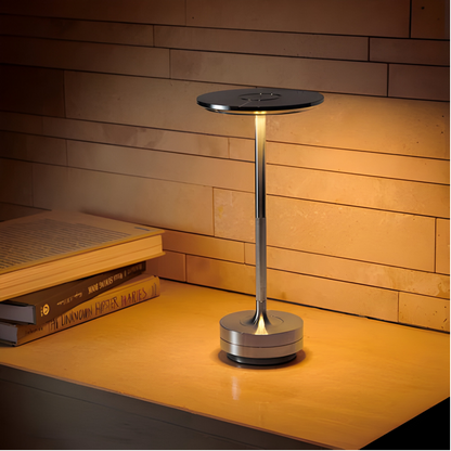Cordless LED Table Lamp Modern Minimalist with Touch Dimmer and Rechargeable Battery