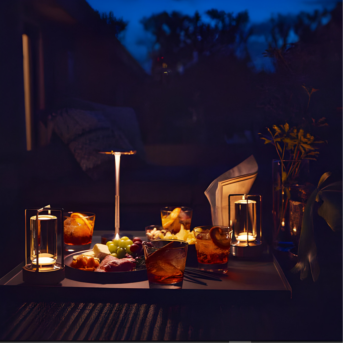 Cordless LED Table Lamp Modern Minimalist with Touch Dimmer and Rechargeable Battery