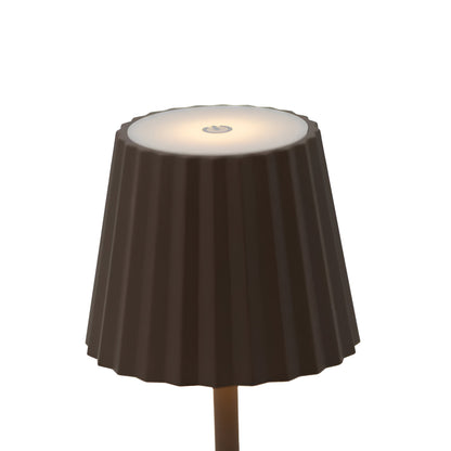 Cordless Table Lamp Modern with Touch Dimmer and Rechargeable Battery