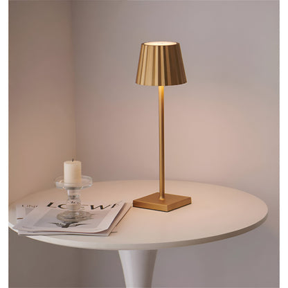 Cordless Table Lamp Modern with Touch Dimmer and Rechargeable Battery