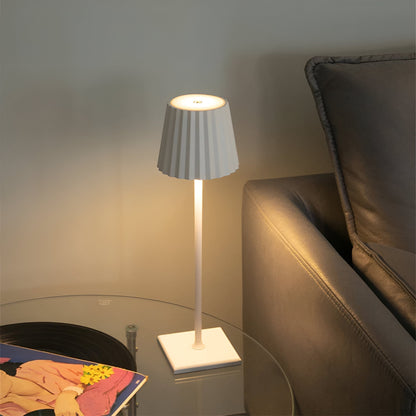 Cordless Table Lamp Modern with Touch Dimmer and Rechargeable Battery