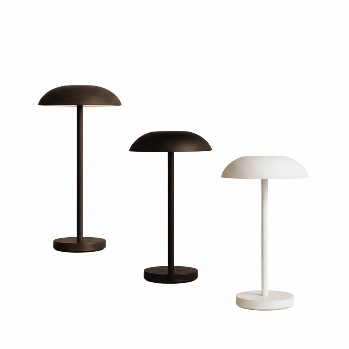 Cordless Touch Table Lamp Minimalist with Dimmable LED and Rechargeable Battery