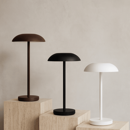 Cordless Touch Table Lamp Minimalist with Dimmable LED and Rechargeable Battery