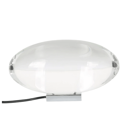 Crystal Table Lamp Modern with Rainbow Light Projection and Color Films