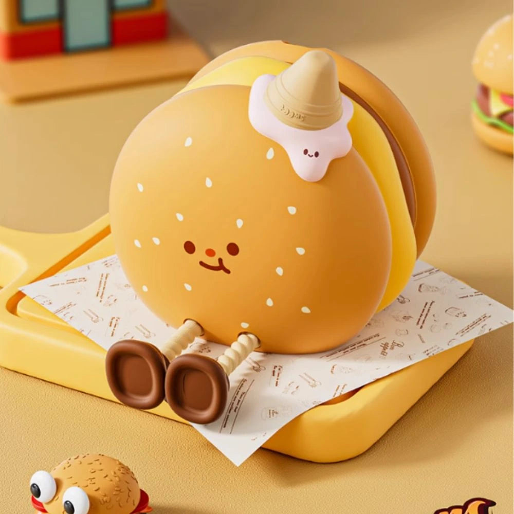 Cute Animal Night Light Silicone LED Bedside Lamp with Touch Control and Sleep Timer
