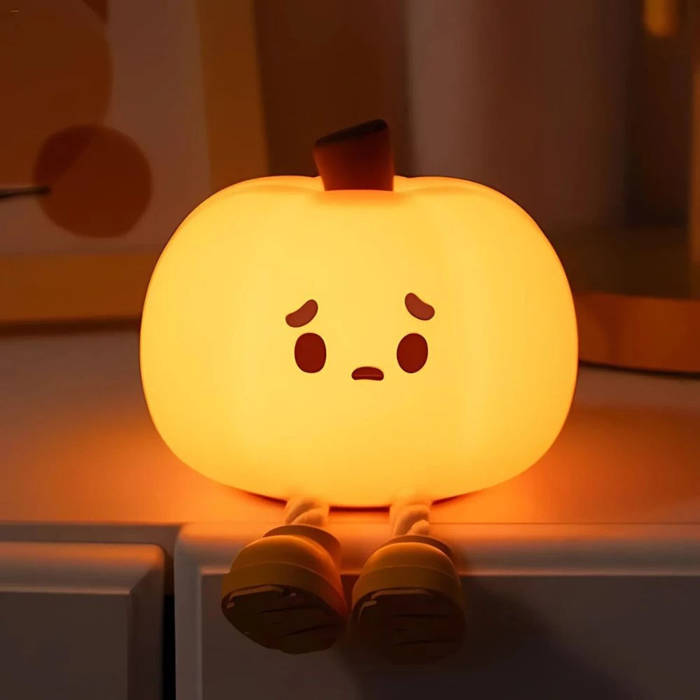 Cute Animal Night Light Silicone LED Bedside Lamp with Touch Control and Sleep Timer