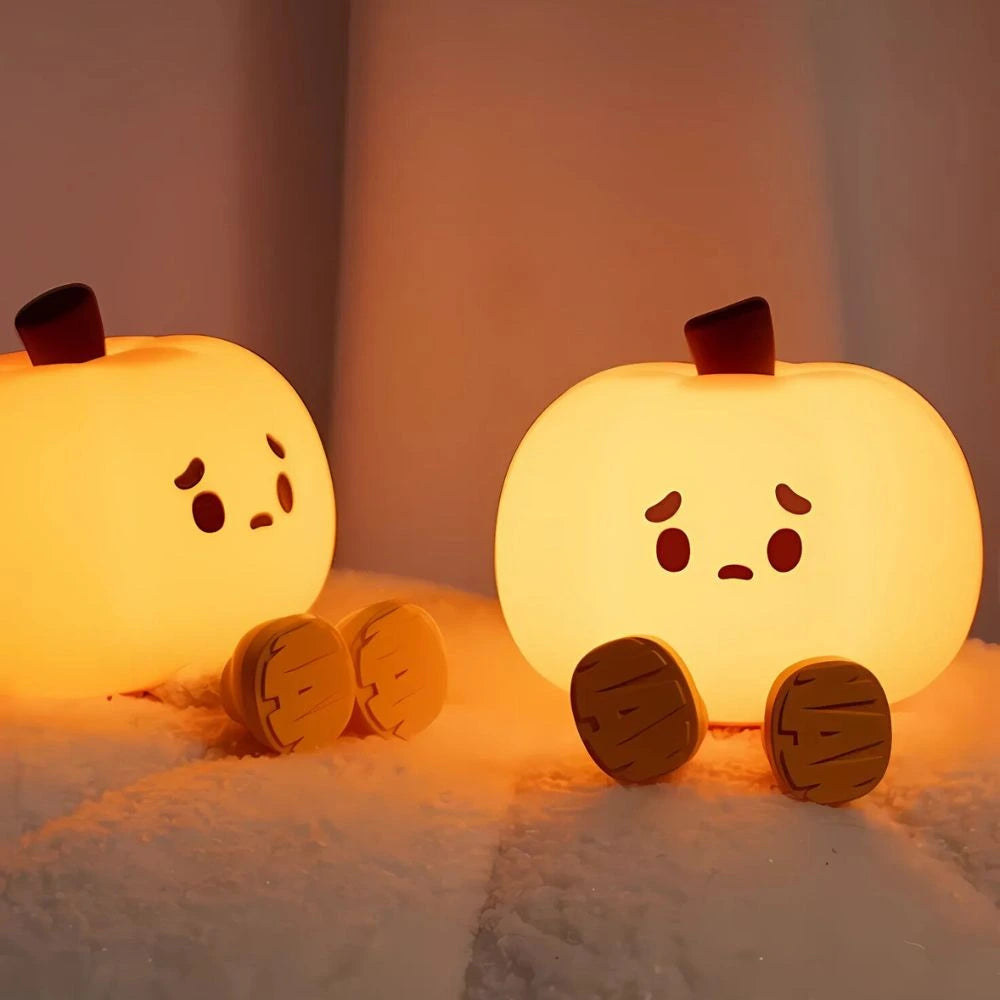 Cute Animal Night Light Silicone LED Bedside Lamp with Touch Control and Sleep Timer