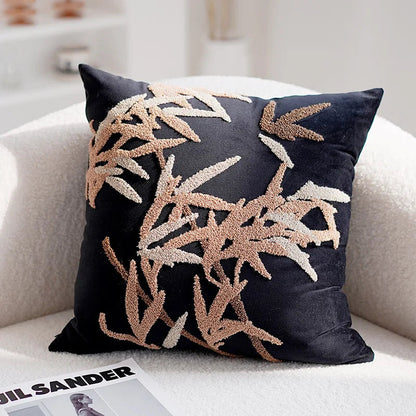 Decorative Cushion Cover with Tufted and Textured Boho Patterns