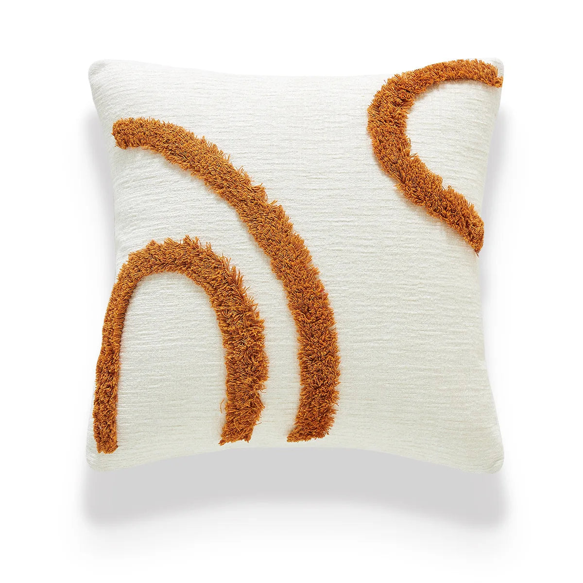 Decorative Cushion Cover with Tufted and Textured Boho Patterns