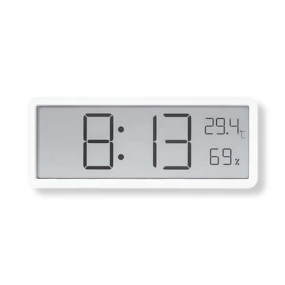 Digital Wall Clock with Temperature and Humidity Display