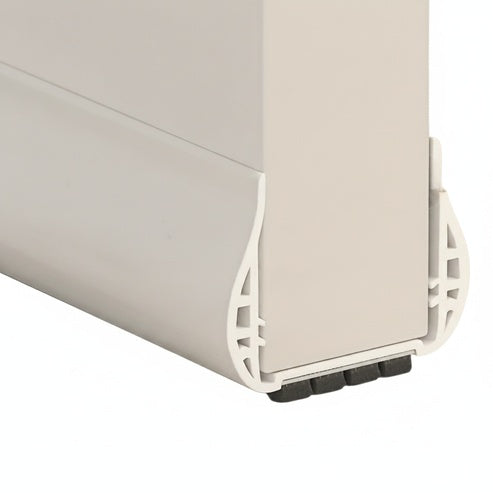 Door Draft Stopper with Brush Strip and Adjustable Length for Draught Exclusion