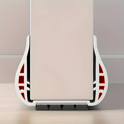 Door Draft Stopper with Brush Strip and Adjustable Length for Draught Exclusion