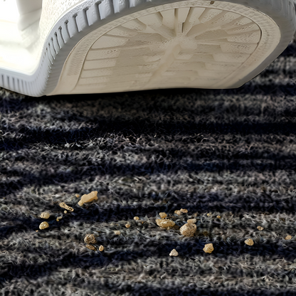 Doormat with Anti-Slip Bottom and 3D Geometric Pattern for Entryway