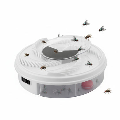 Electric Fly Trap with Collection Chamber and Five Bait Stations