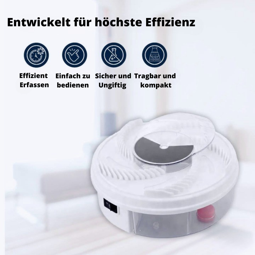 Electric Fly Trap with Collection Chamber and Five Bait Stations
